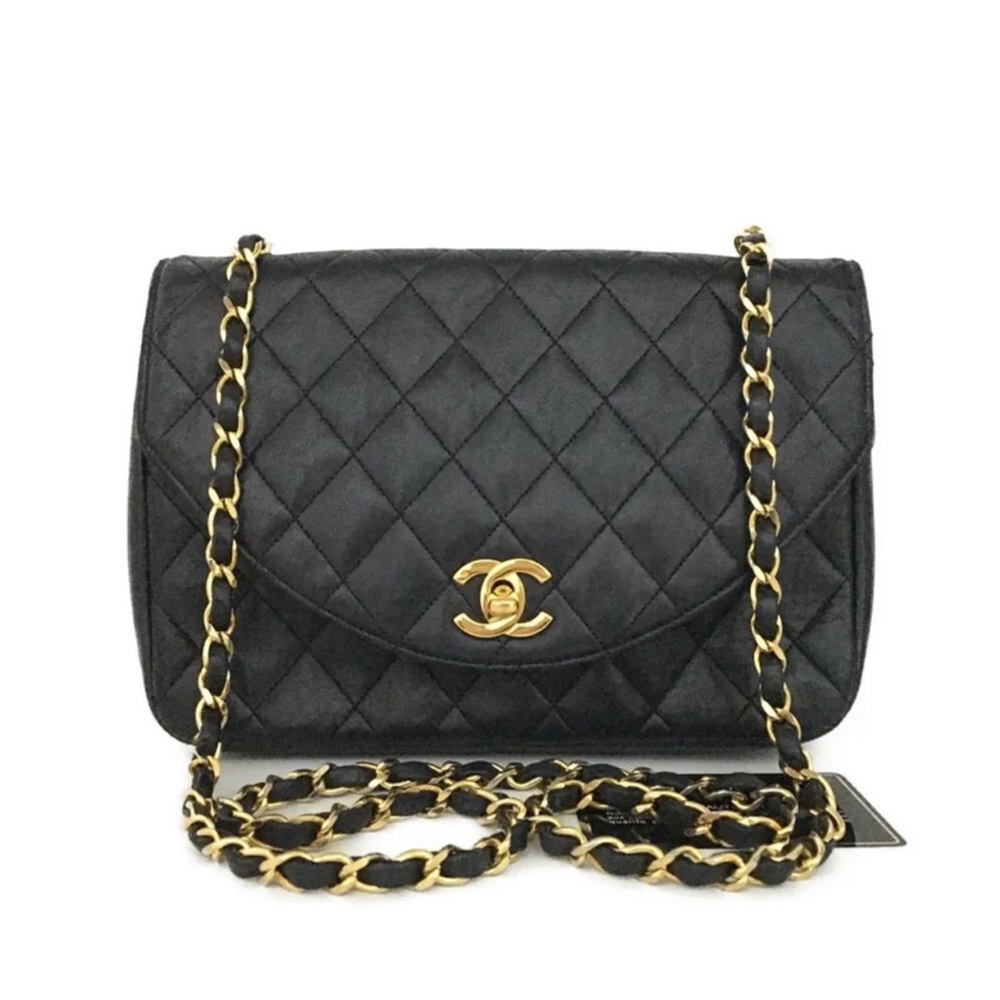 Vintage Chanel Round Half Moon Flap